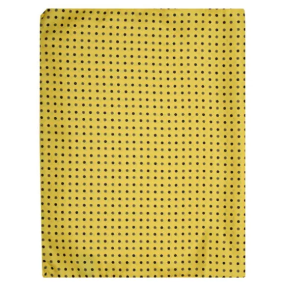 KELTA-MUSTA PILKULLINEN SUORAKAITEEN MUOTOINEN HUIVI 5556-70