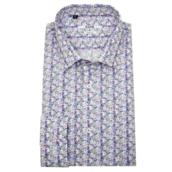 KUKKAKUVIOLLINEN PRINTTIKAULUSPAITA 4184-01