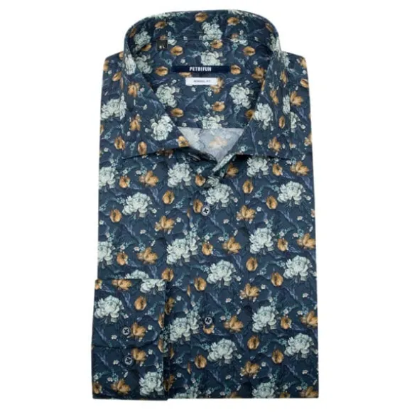 KUKKAKUVIOLLINEN PRINTTIKAULUSPAITA 4157-46