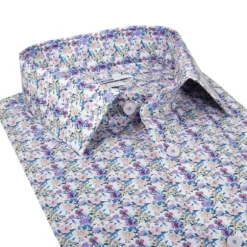 KUKKAKUVIOLLINEN PRINTTIKAULUSPAITA 4184-01