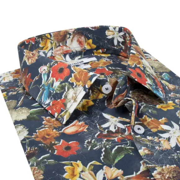KUKKAKUVIOLLINEN PRINTTIPAITA 4139-45