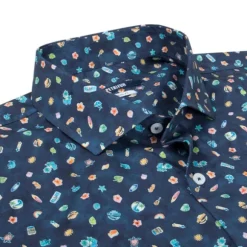 KUVIOLLINEN PRINTTIKAULUSPAITA 4141-45, lyhythihainen