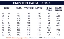 NAISTEN SININEN PAITA 2444-45