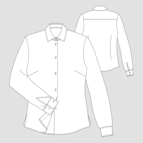 NAISTEN VALKOINEN PAITA 6040-01