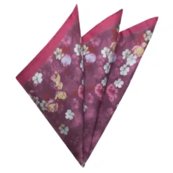 PUNAINEN KUKKAKUVIOLLINEN TASKULIINA 8446-50