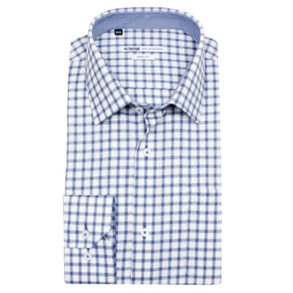 RUUDULLINEN STRETCH KAULUSPAITA 3999-40