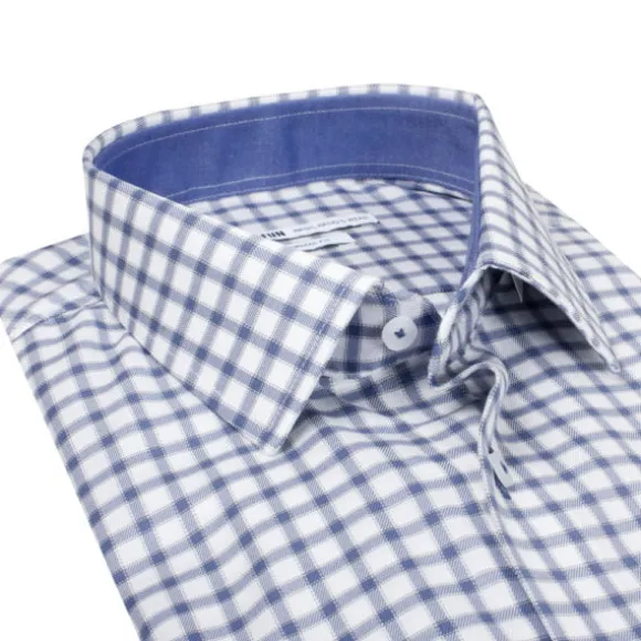 RUUDULLINEN STRETCH KAULUSPAITA 3999-40