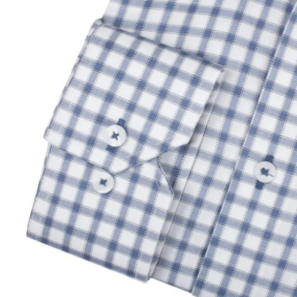 RUUDULLINEN STRETCH KAULUSPAITA 3999-40