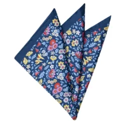 SININEN KUKKAKUVIOLLINEN TASKULIINA 9458-45