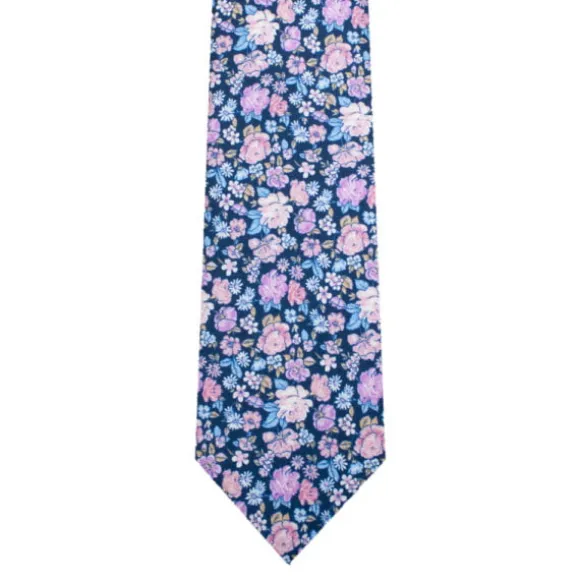 SINI-PINKKI KUKKAKUVIOLLINEN SOLMIO 9673-58