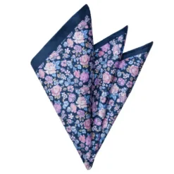 SINI-PINKKI KUKKAKUVIOLLINEN TASKULIINA 9673-58