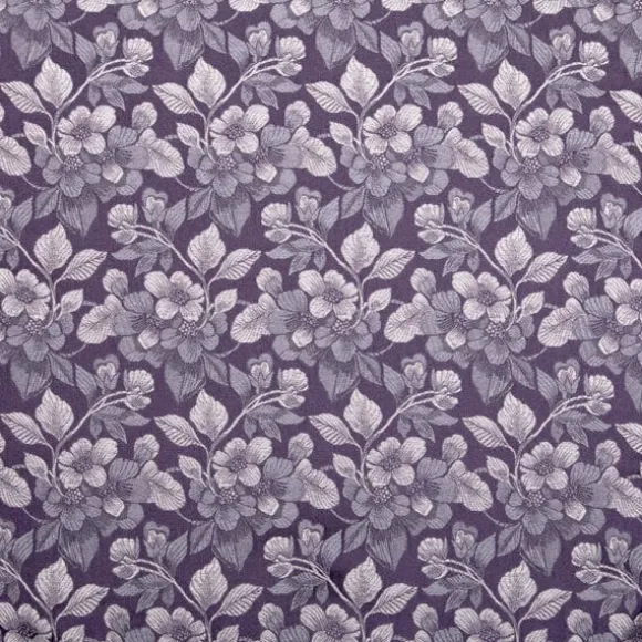 VIOLETTI KUKKAKUVIOLLINEN TASKULIINA 9635-85