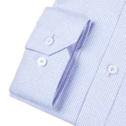 VIOLETTI RUUDULLINEN NAPPIKAULUSPAITA 3809-80
